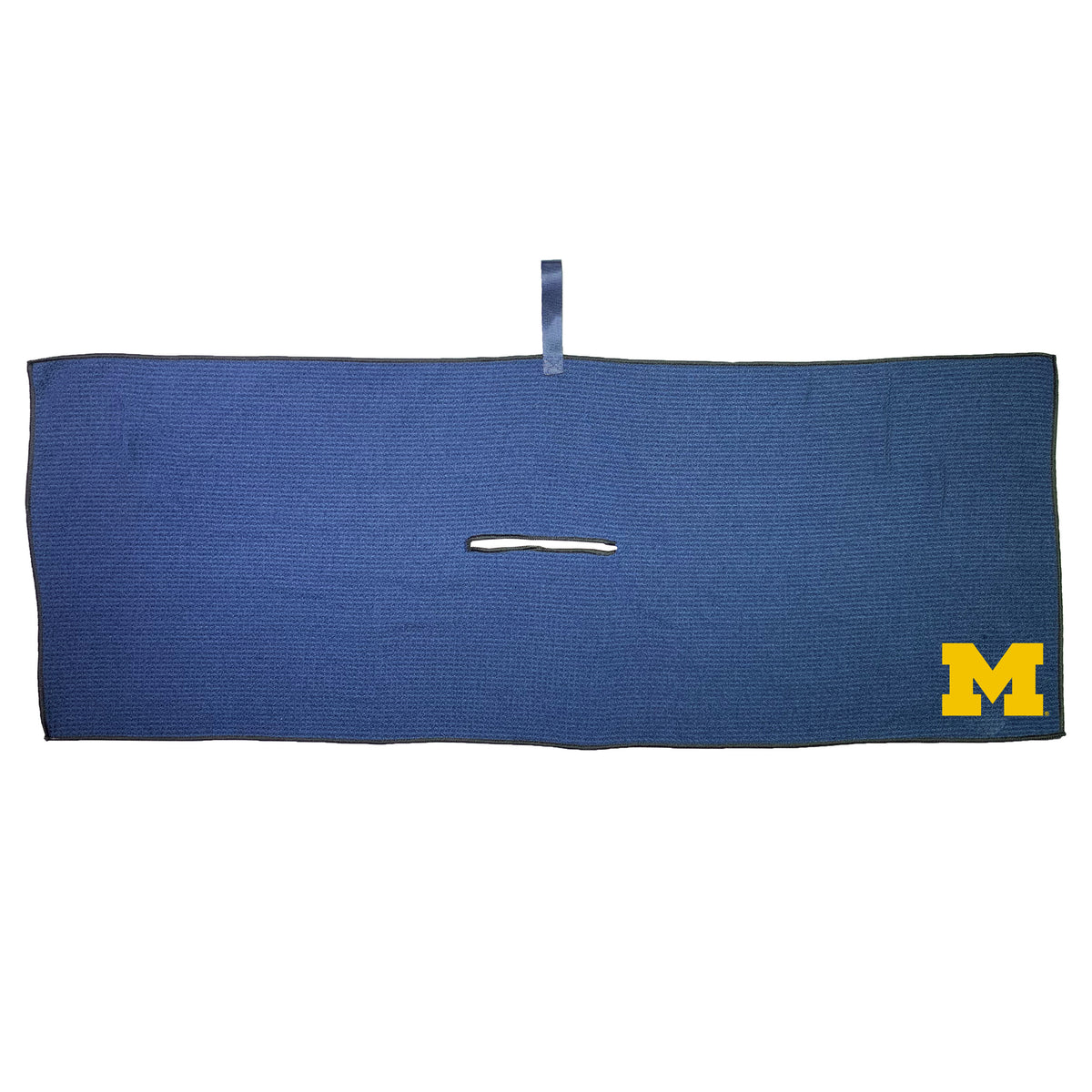 Michigan Wolverines 16 x 40 microfiber golf towel with team logo