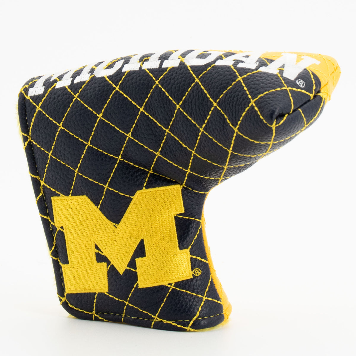 Michigan Wolverines Split Quilted Blade Putter Headcover