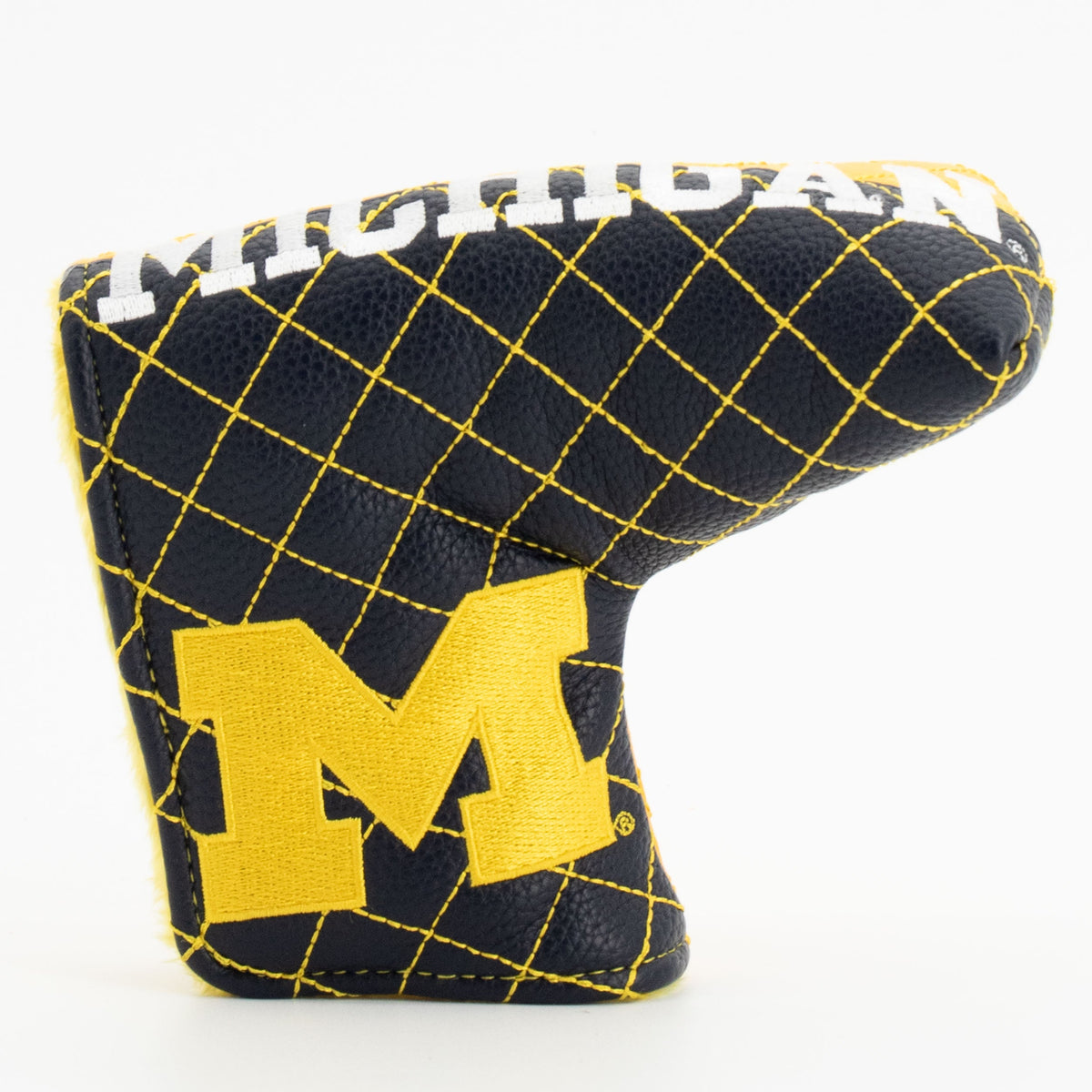 Michigan Wolverines Split Quilted Blade Putter Headcover