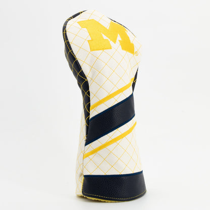 Michigan Wolverines Stripe Quilted Driver Headcover - golf headcover product images