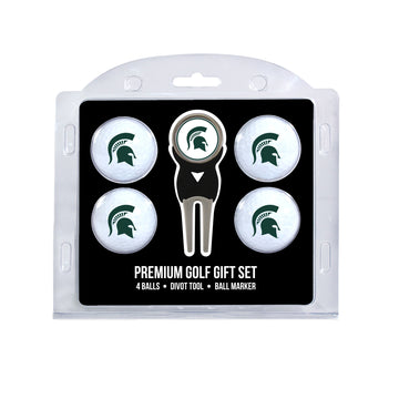 Michigan State Spartans 4-Ball Golf-Geschenkset