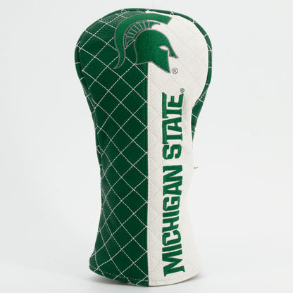 Michigan State Spartans Split Quilted Fairway Headcover, front view