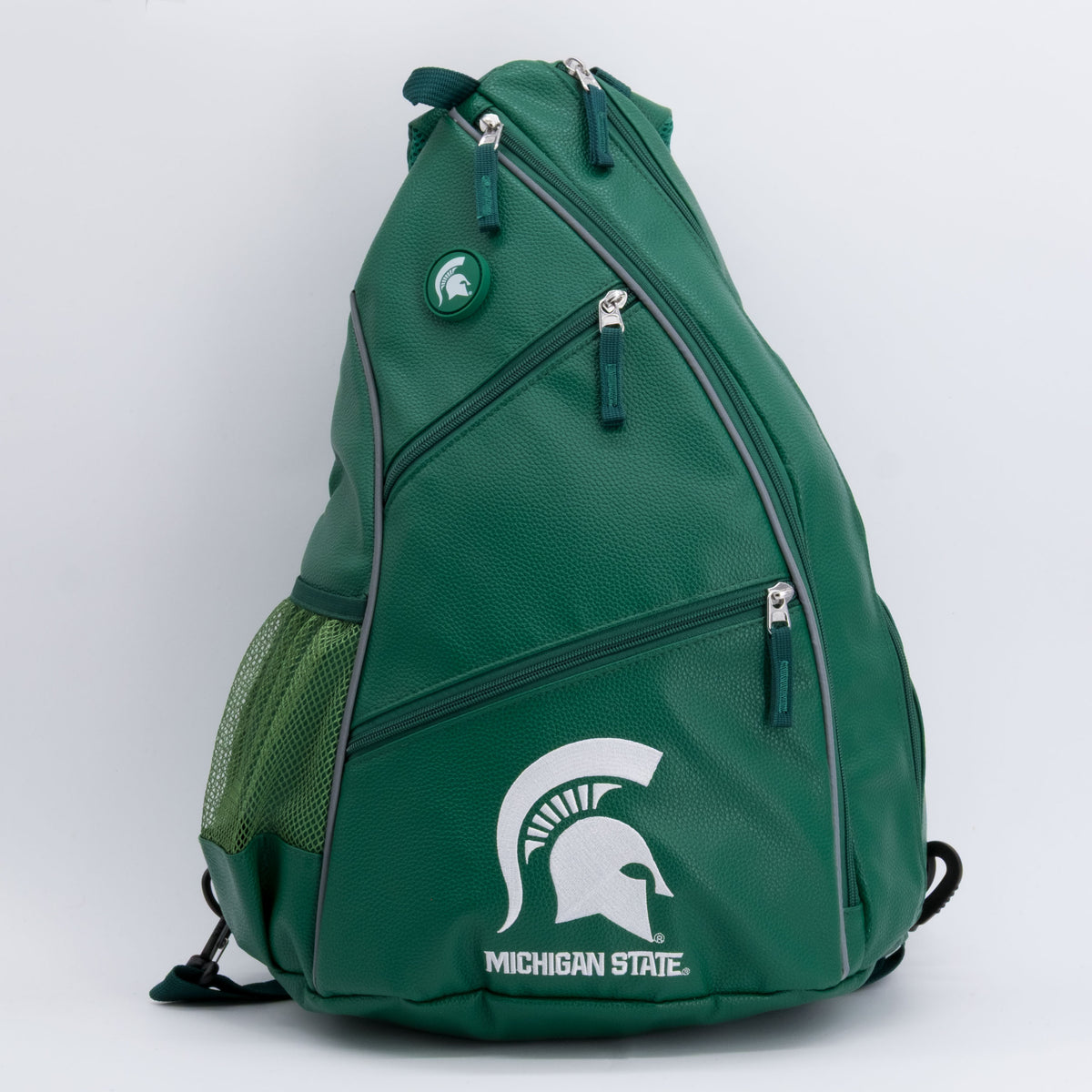 Michigan State Spartans PU leather backpack by Team Golf, view 1