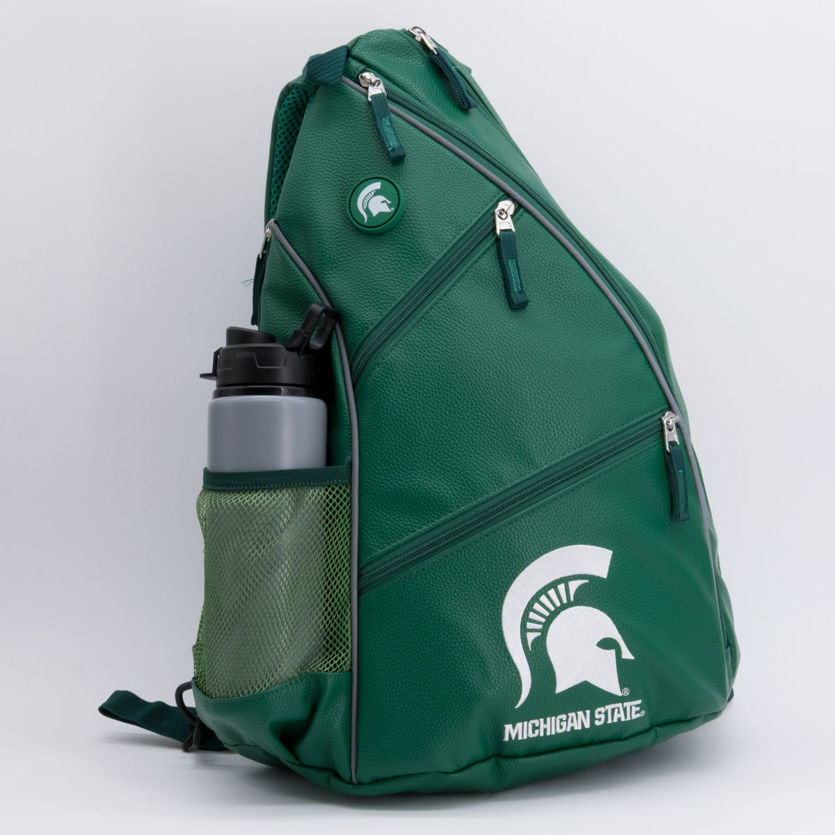 Michigan State Spartans PU leather backpack by Team Golf, view 3