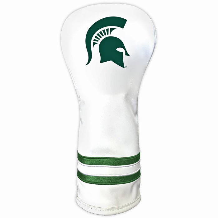 Michigan State Spartans Vintage White Printed Fairway Headcover