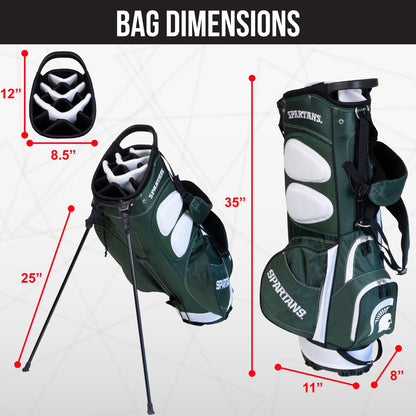 Michigan State Spartans Fairway Stand Bag - Image 4 - Club Rehab