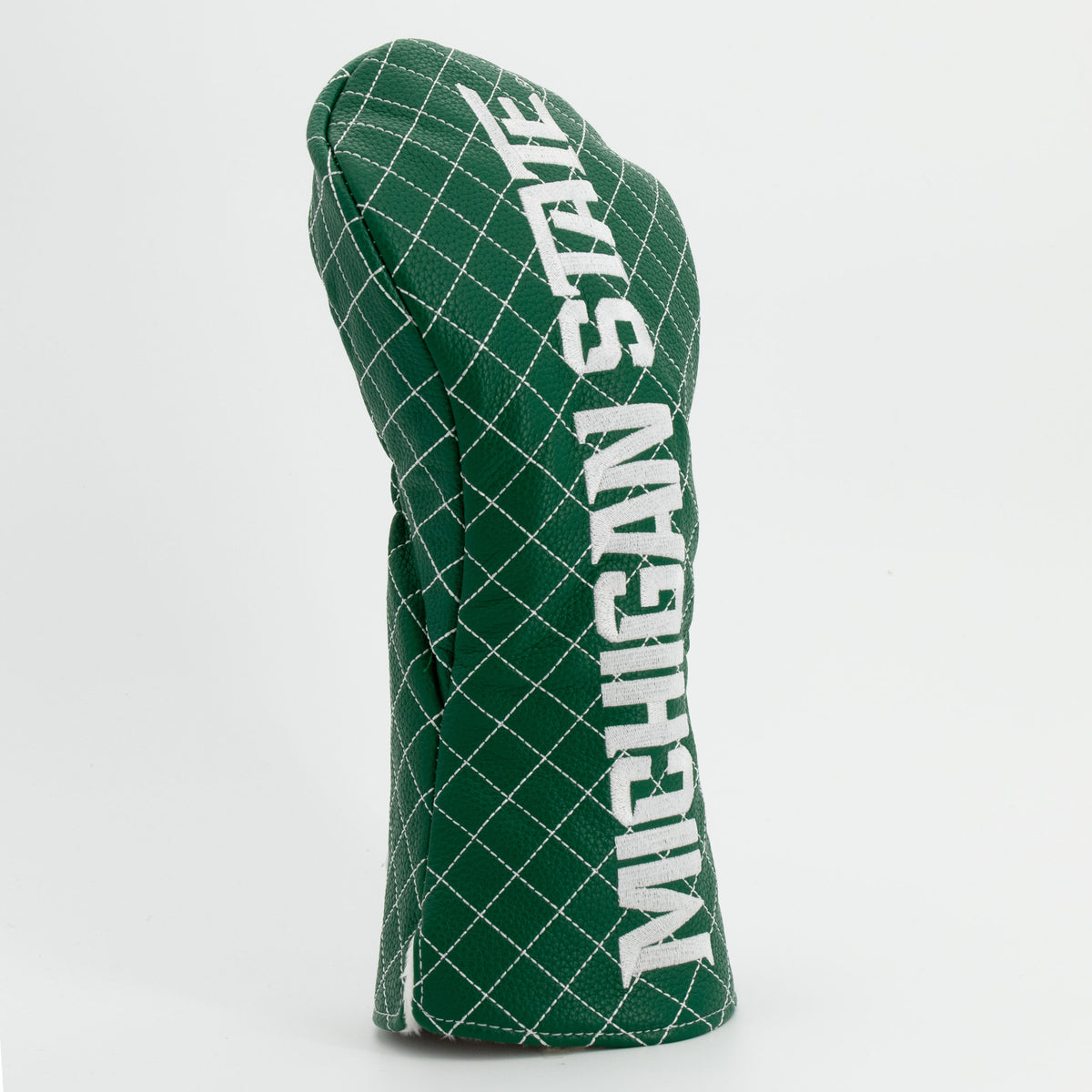 Michigan State Spartans Solid Quilted Driver Headcover, angled view