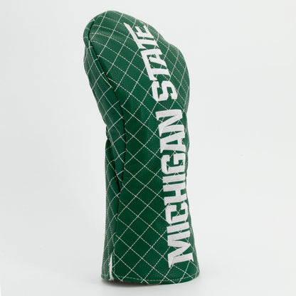 Michigan State Spartans Solid Quilted Driver Headcover, angled view