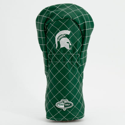 Michigan State Spartans Solid Quilted Fairway Headcover, back view