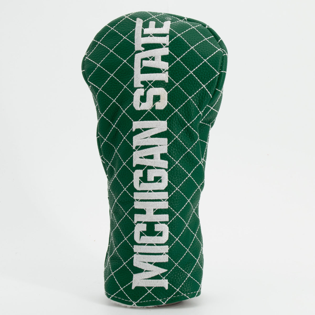 Michigan State Spartans Solid Quilted Fairway Headcover, front view