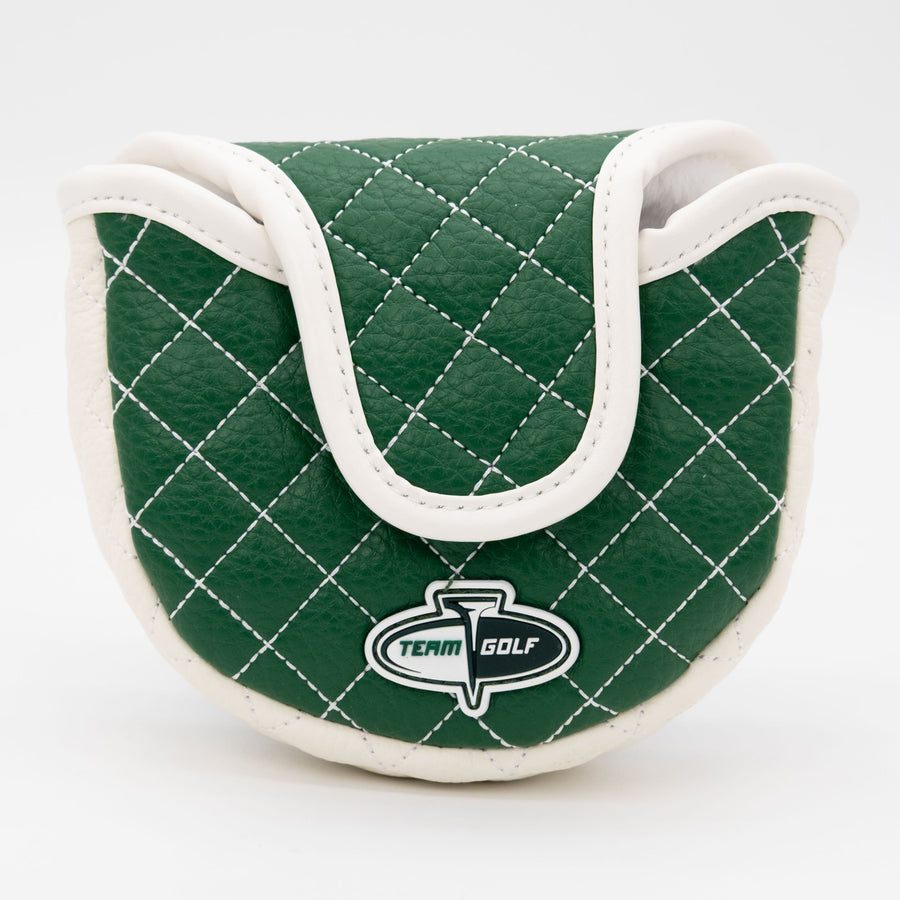 Michigan State Spartans solid quilted mallet putter cover, back view