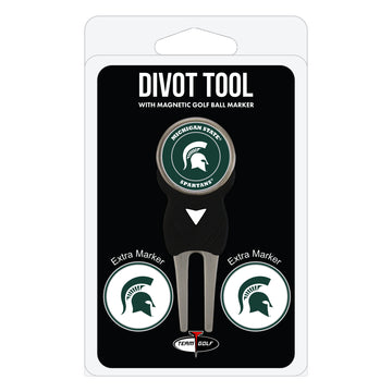Michigan State Spartans Divot Tool + 3 Ball Markers
