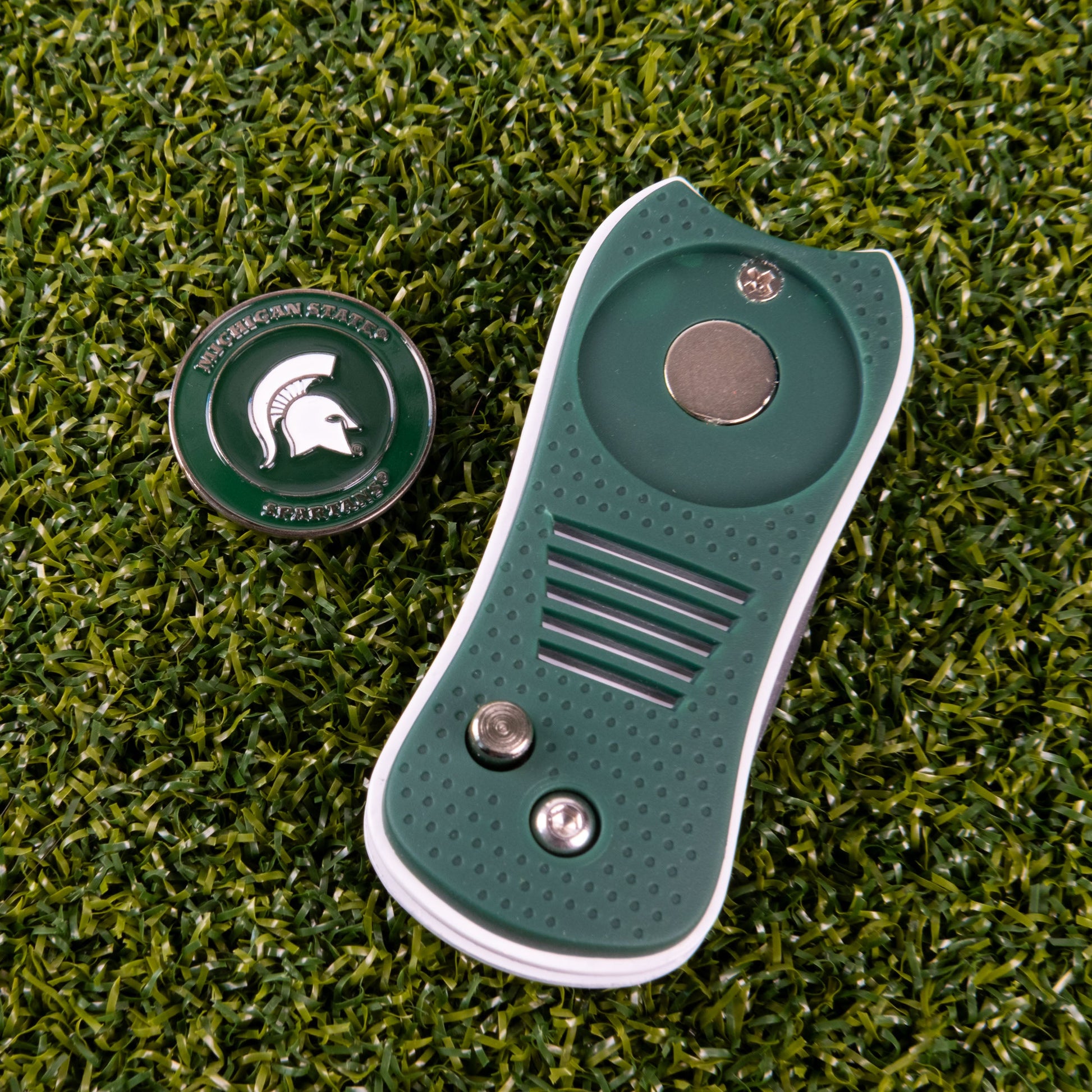 Michigan State Spartans Switchblade Divot Tool - Image 3 - Club Rehab