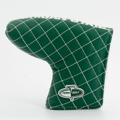 Michigan State Spartans Solid Quilted Blade Putter Cover, back view