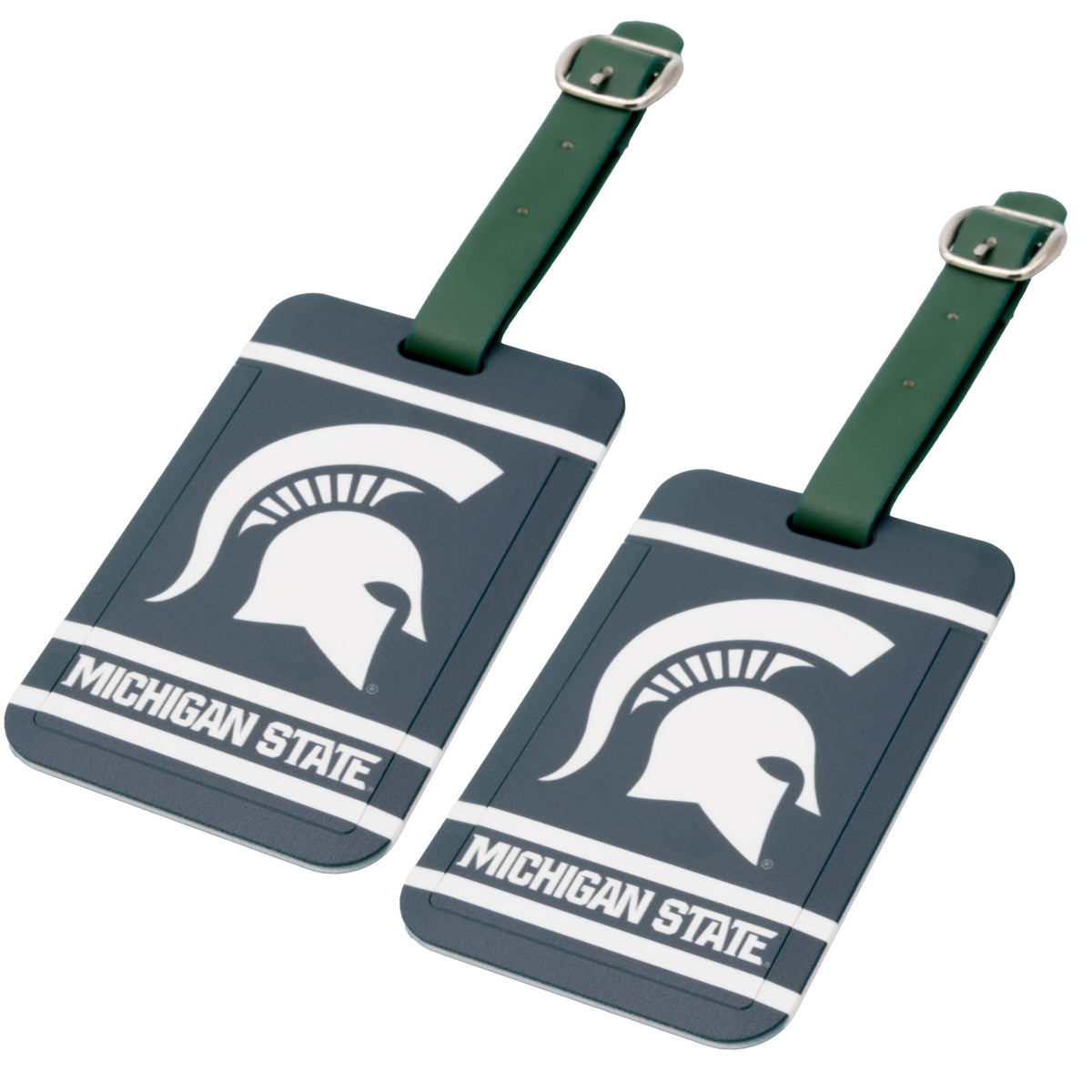 Michigan State Spartans plastic golf bag tag by Team Golf, product photo 4