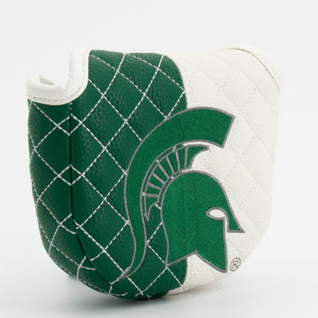 Michigan State Spartans Split Quilted Mallet Putter Cover