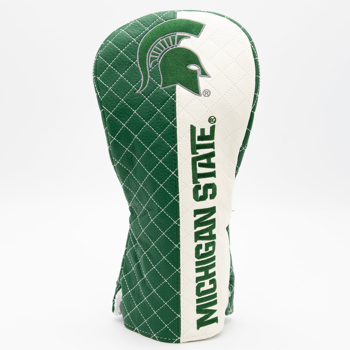 Michigan State Spartans Split Quilted Driver Headcover, front view