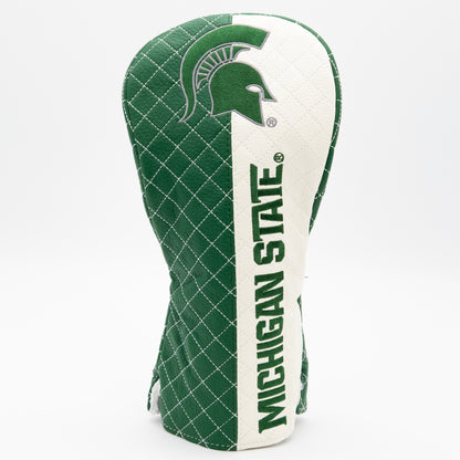 Michigan State Spartans Split Quilted Driver Headcover, front view
