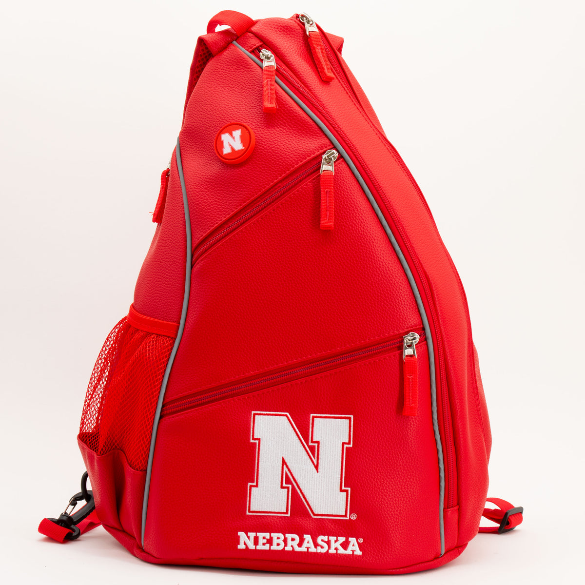 Nebraska Cornhuskers PU leather backpack by Team Golf, view 1