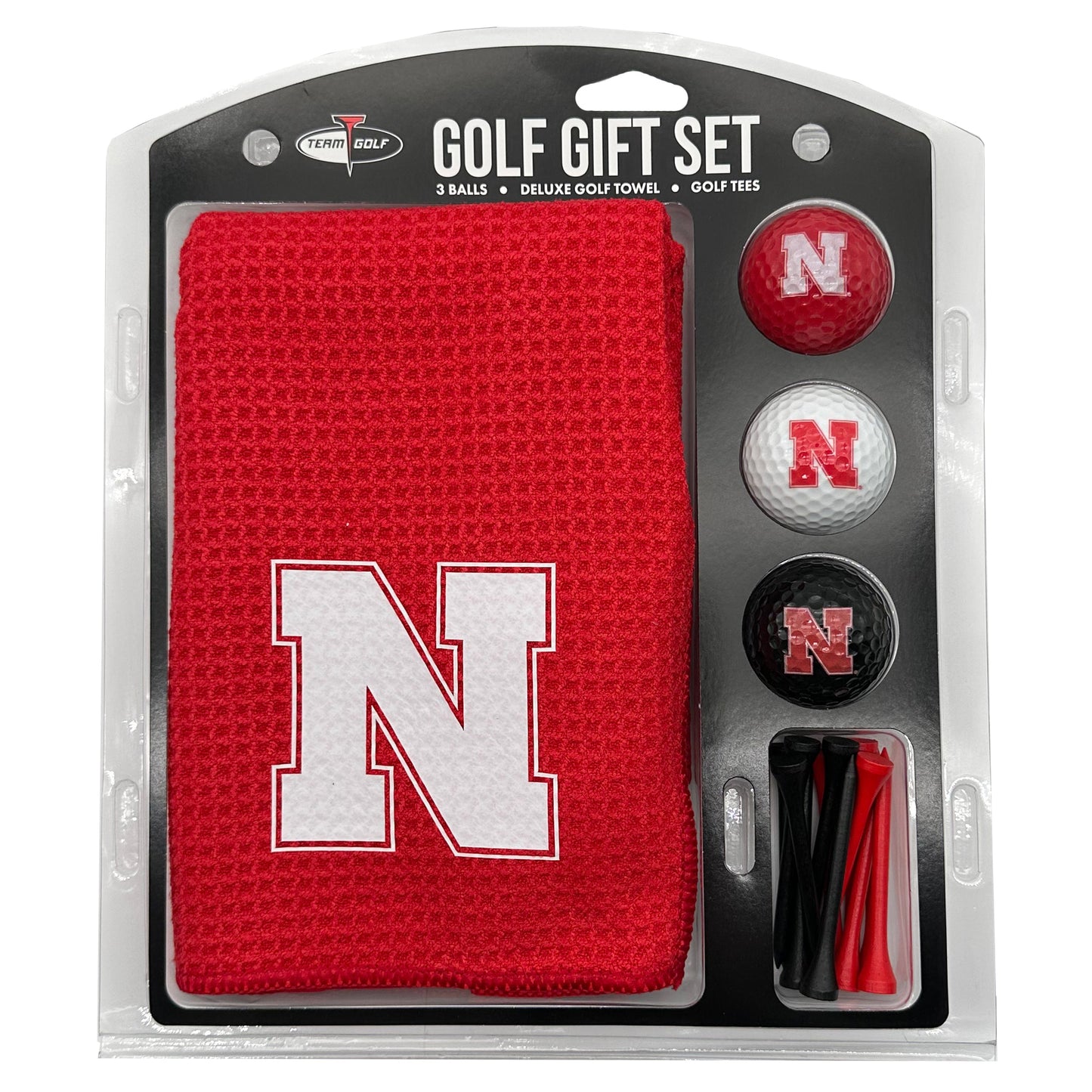 Nebraska Cornhuskers Microfiber Towel Golf Gift Set - Club Rehab