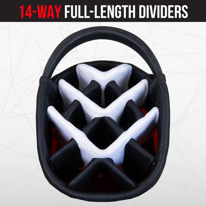 Nebraska Cornhuskers Fairway Stand Bag - Image 6 - Club Rehab