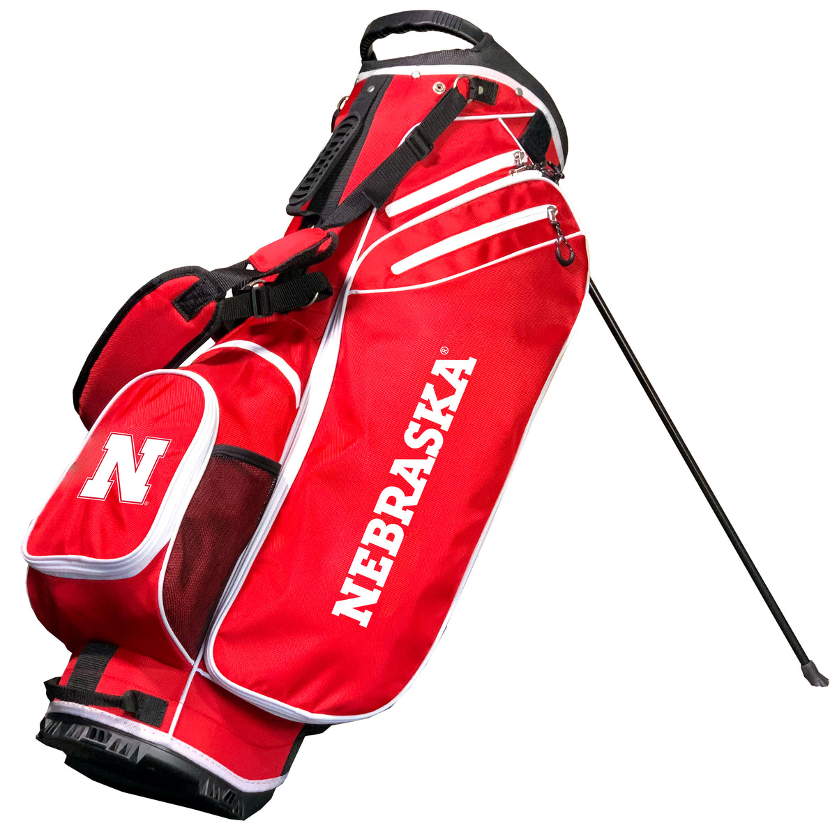 Nebraska Cornhuskers Birdie stand golf bag, Red color