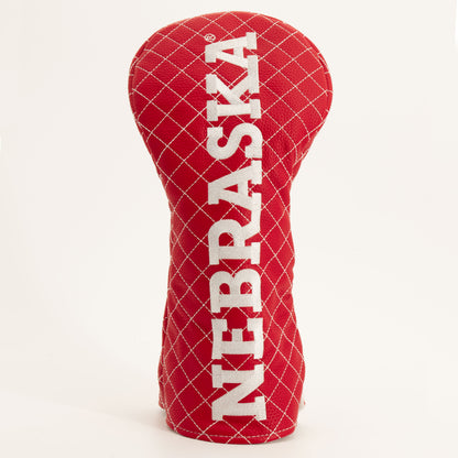 Nebraska Cornhuskers Solid Quilted Driver Headcover, front view