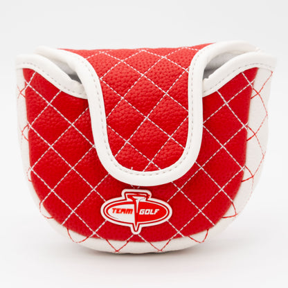 Nebraska Cornhuskers Solid Quilted Mallet Putter Cover, back view