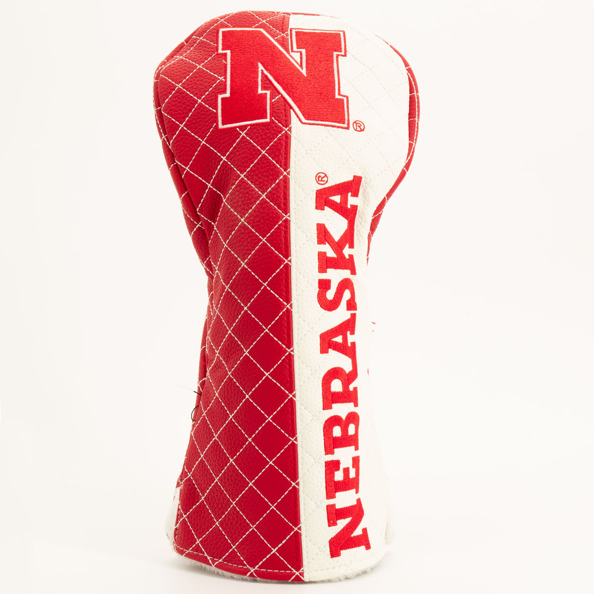 Nebraska Cornhuskers Split Quilted Driver Headcover, front view