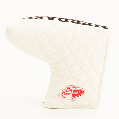 Nebraska Cornhuskers Split Quilted Blade Putter Cover, back view