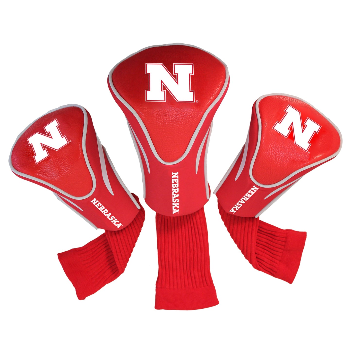 Nebraska Cornhuskers 3 Pack Contour Sock Headcovers - Club Rehab