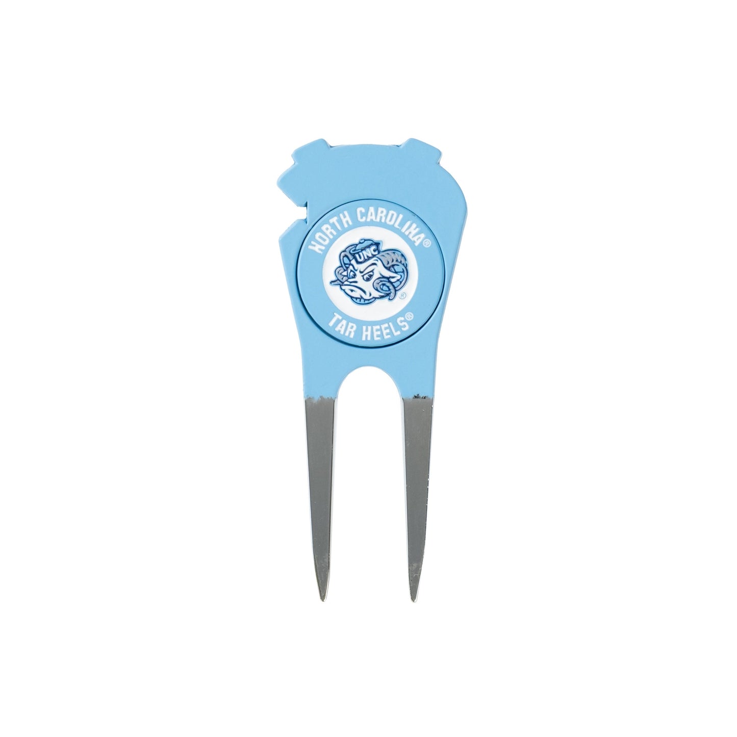 North Carolina Tar Heels Custom Shaped Divot Tool - Image 2 - Club Rehab