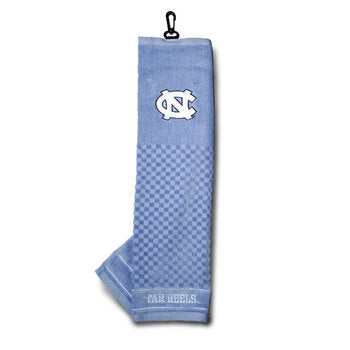North Carolina Tar Heels embroidered golf towel