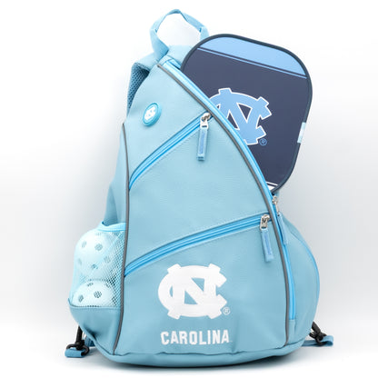 North Carolina Tar Heels PU leather backpack by Team Golf, view 4
