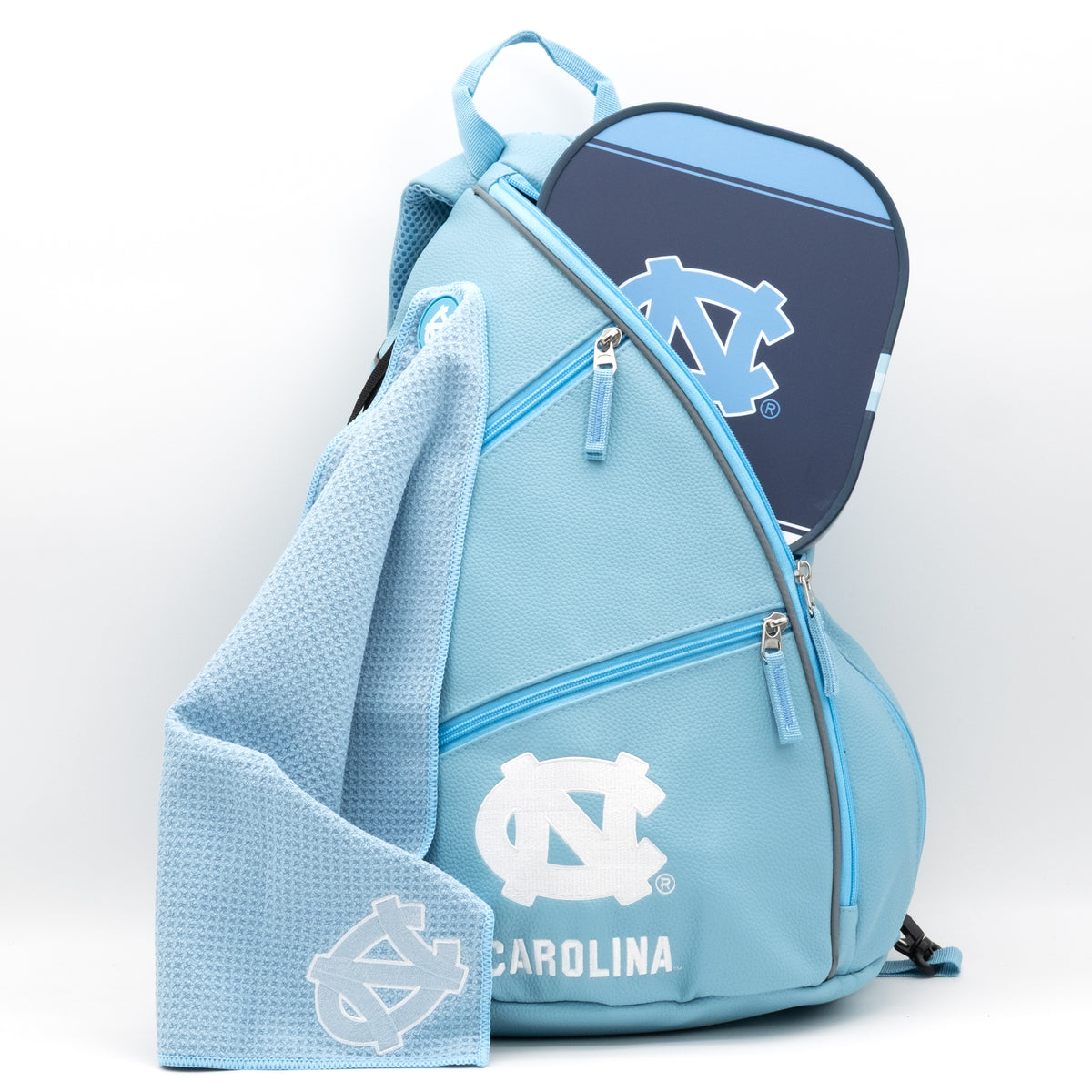 North Carolina Tar Heels PU leather backpack by Team Golf, view 5