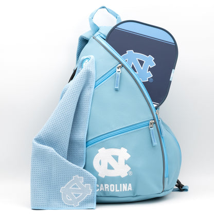 North Carolina Tar Heels PU leather backpack by Team Golf, view 5