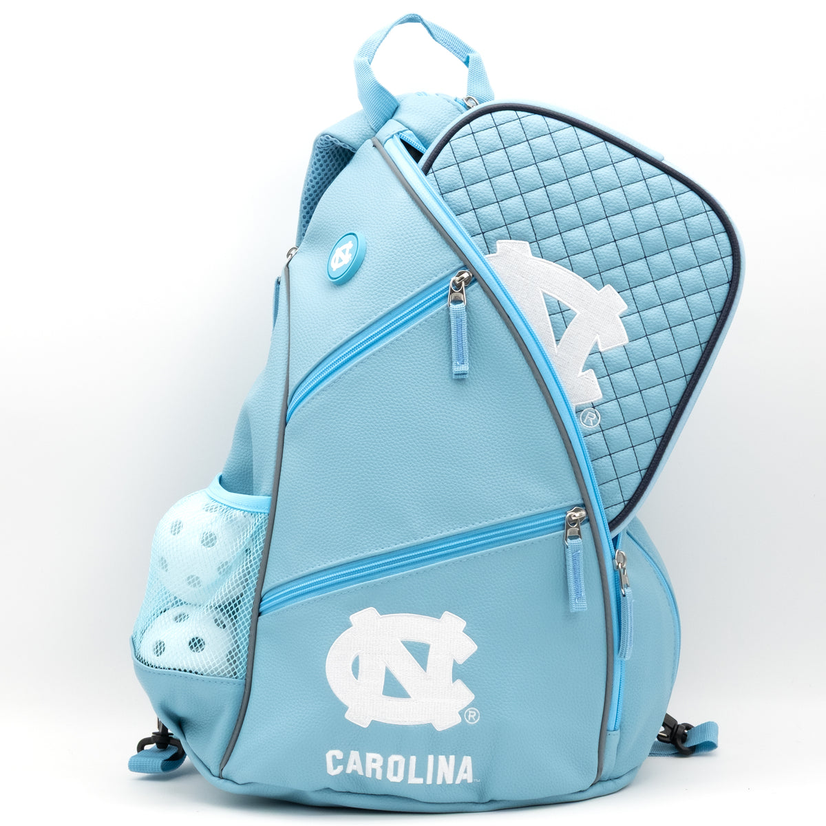 North Carolina Tar Heels PU leather backpack by Team Golf, view 6
