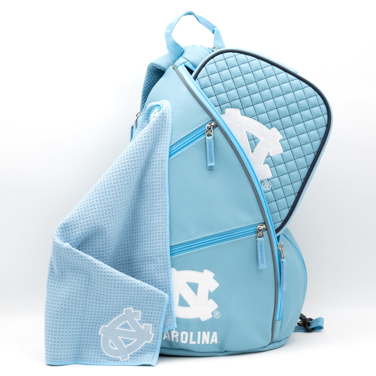 North Carolina Tar Heels PU leather backpack by Team Golf, view 7