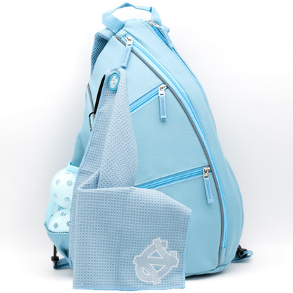 North Carolina Tar Heels PU leather backpack by Team Golf, view 8