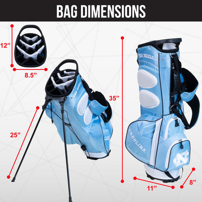 North Carolina Tar Heels Fairway Stand Bag - Image 4 - Club Rehab
