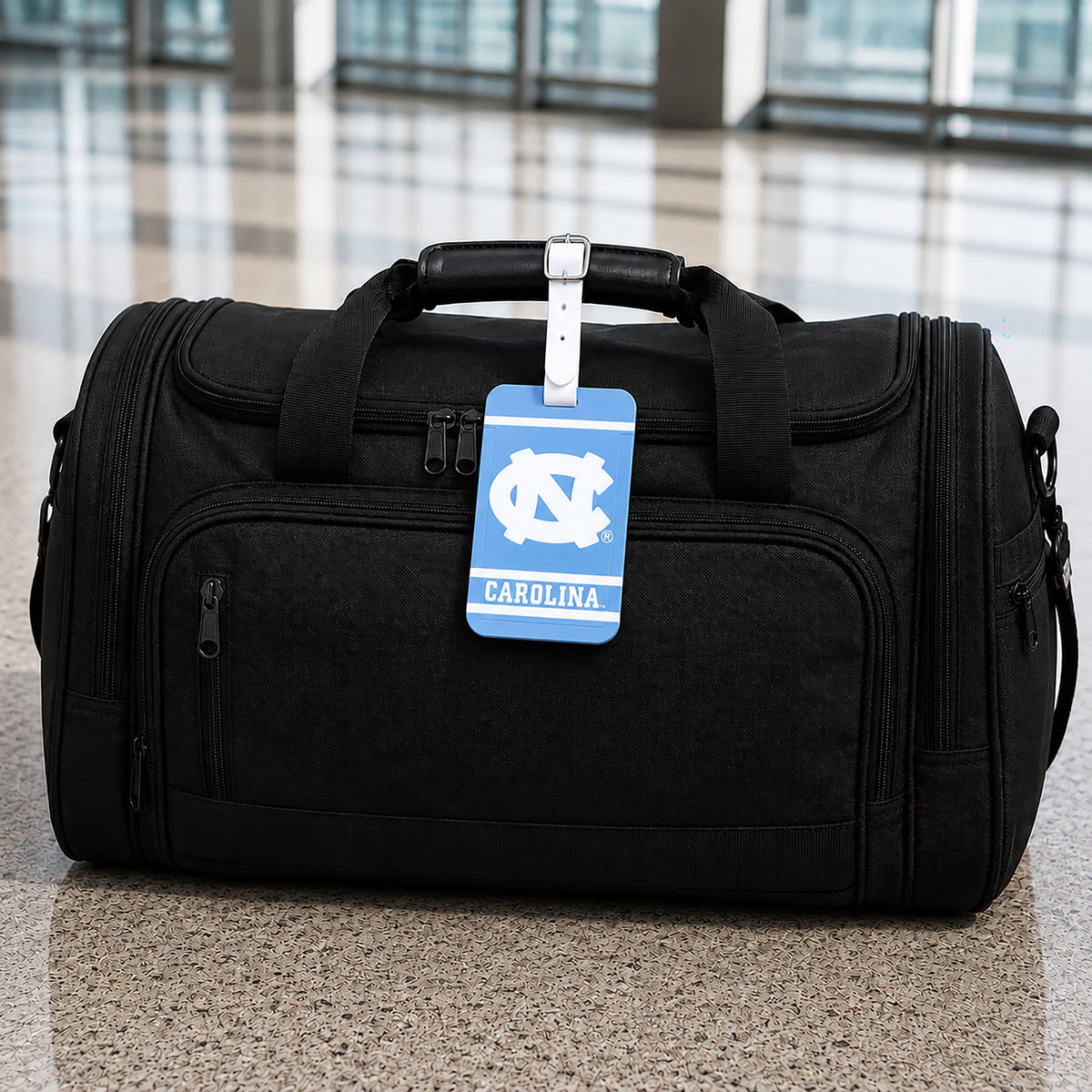 North Carolina Tar Heels plastic golf bag tag by Team Golf, product photo 5