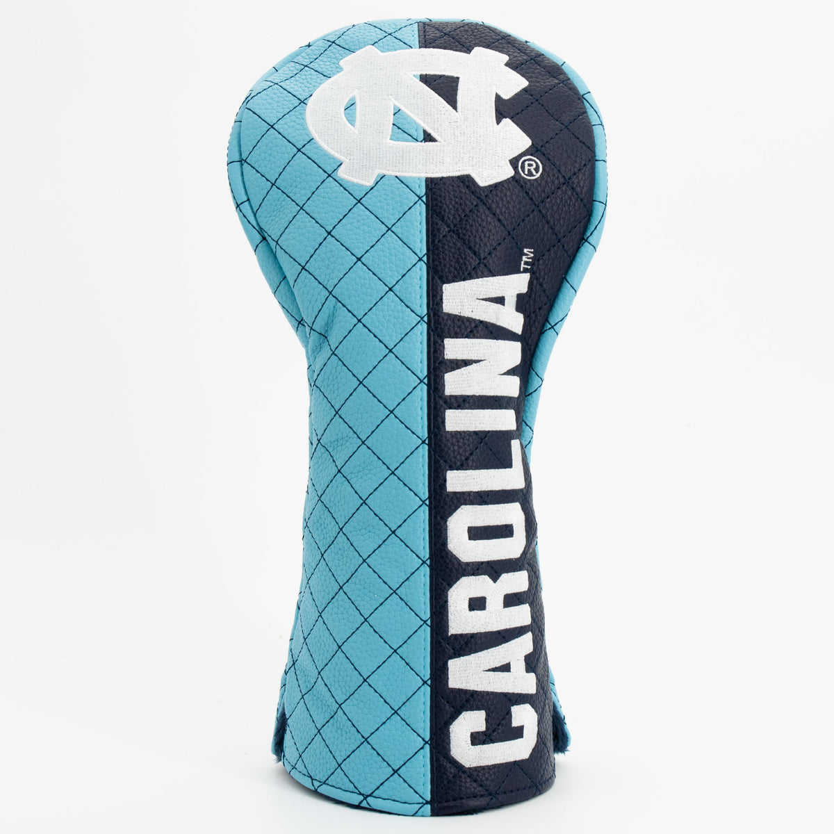 North Carolina Tar Heels Split Quilted Driver Headcover, front view