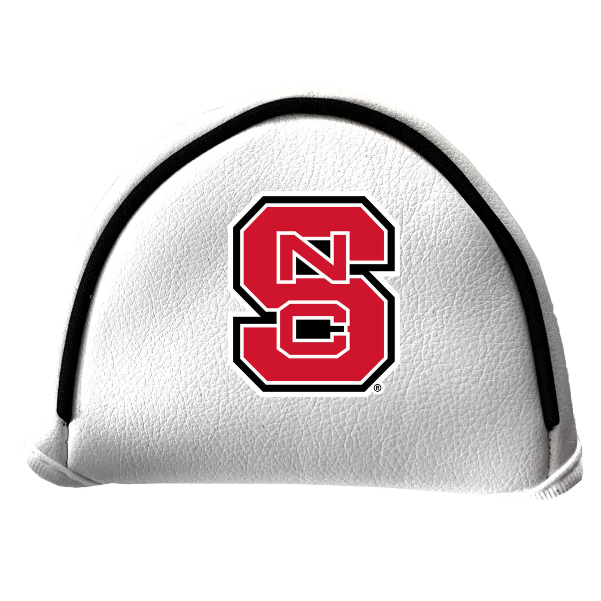 NC State Wolfpack vintage mallet putter white printed golf headcover