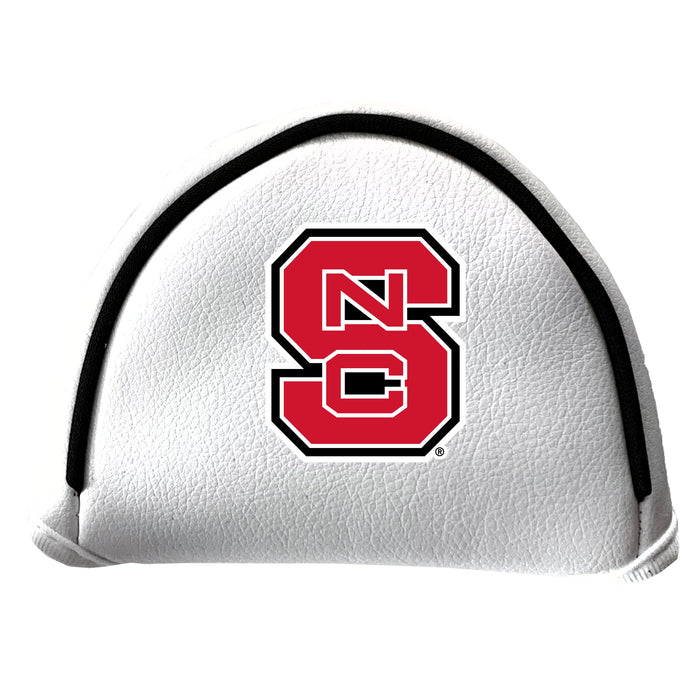 NC State Wolfpack Vintage White Printed Mallet Putter Headcover