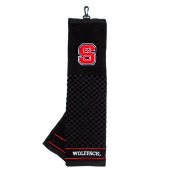 NC State Wolfpack embroidered golf towel