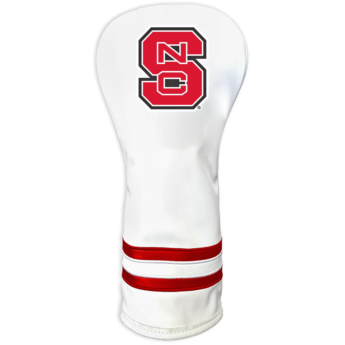NC State Wolfpack vintage fairway white printed golf headcover