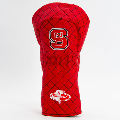 NC State Wolfpack Solid Quilted Driver Headcover, back view