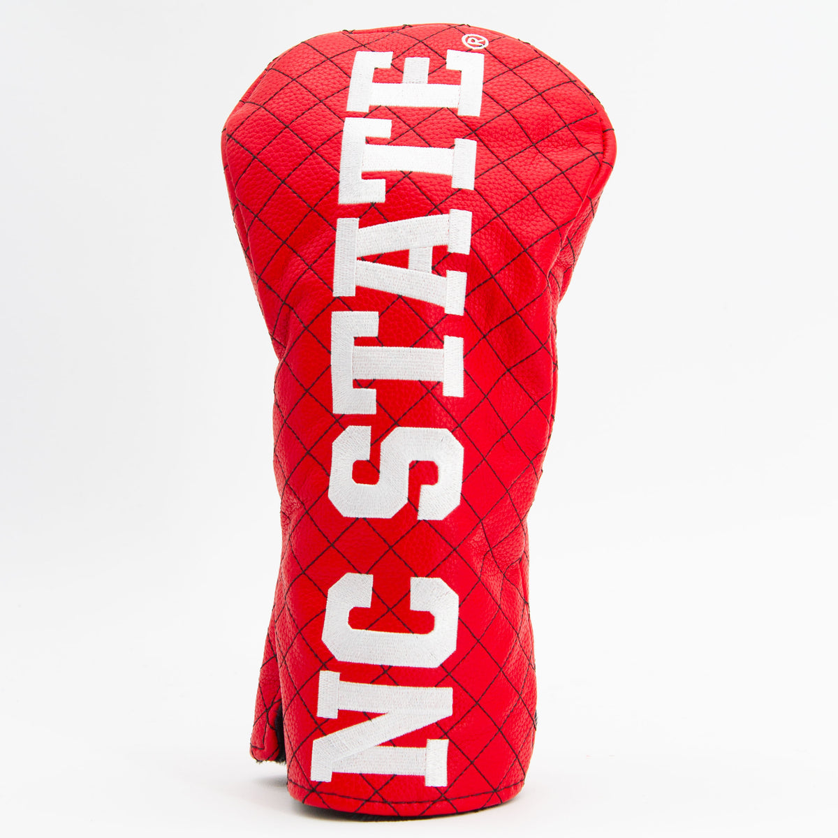 NC State Wolfpack Solid Quilted Driver Headcover, front view
