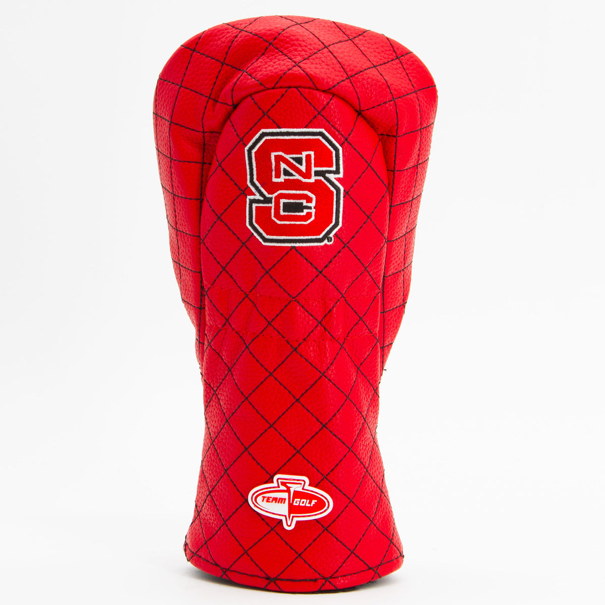 NC State Wolfpack Solid Quilted Fairway Headcover, back view