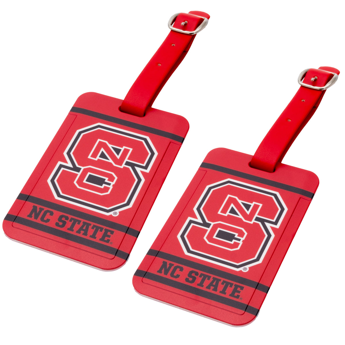NC State Wolfpack plastic golf bag tag by Team Golf, product photo 4